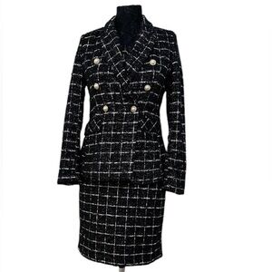 RACHEL ZOE Fully Lined Tweed Double Breasted Pencil Skirt Suit Set